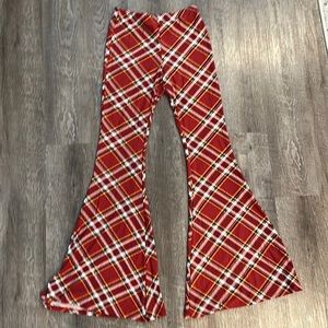 High waisted flare leggings